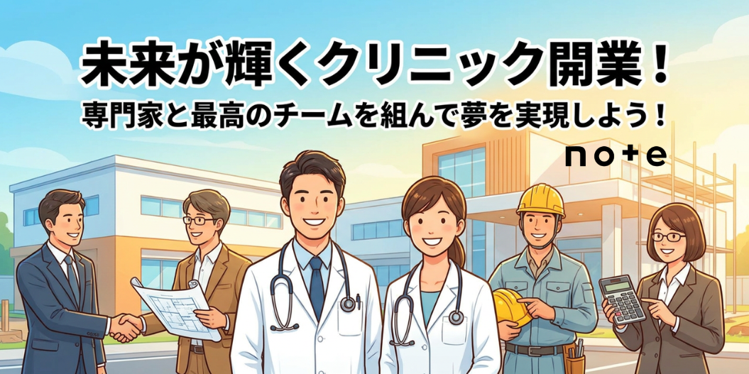 note記事更新のお知らせ（専門家と最高のチームを組んで夢を実現しよう！）
